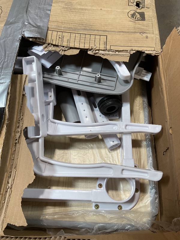 Photo 1 of *** USED/UNKNOWN MISSING PARTS***LulliSpace Kids Table and 6 Chairs Set?Height Adjustable Children Table & Chair?Toddlers Study Multi-Activity Table with 47.2"x23.6" Wipe-Clean Desktop?for Classrooms, Homes & Daycares