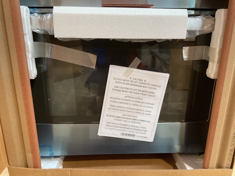 Photo 1 of ****NON FUNCTIONAL****
GE JT3800SHSS 30? Built?In Combination Wall Oven with Microwave – 6.7?cu?ft Total Capacity, Sensor Cooking, Self?Clean with Steam, Sabbath Mode, Stainless Steel