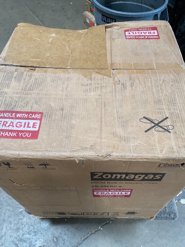 Photo 1 of ***NON FUNCTIONAL***PARTS ONLY***
Zomagas 24 Inch Single Wall Oven 2.8 Cu.Ft 3220W, Electric Oven with Mechanical Knob Control, 9 Functions, 360° Rotisserie,Triple Glass Door & Enamel Cavity for restaurant, hotel, and home