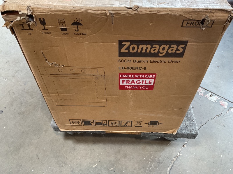 Photo 1 of ***NON FUNCTIONAL***PARTS ONLY***
Zomagas 24 Inch Single Wall Oven 2.8 Cu.Ft 3220W, Electric Oven with Mechanical Knob Control, 9 Functions, 360° Rotisserie,Triple Glass Door & Enamel Cavity for restaurant, hotel, and home