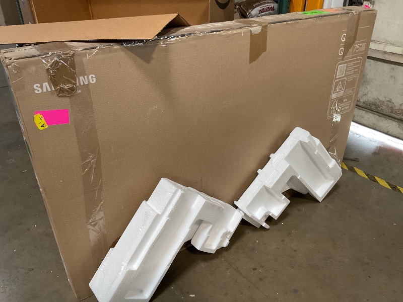 Photo 1 of *** USED MAJOR DAMAGE /PARTS ONLY***Samsung 75-Inch Class QLED Q8F 4K UHD Smart TV (2025 Model) Q4 AI Processor, 100% Color Volume with Quantum Dot, AirSlim Design, Endless Free Content, Samsung Vision AI, Alexa Built-in