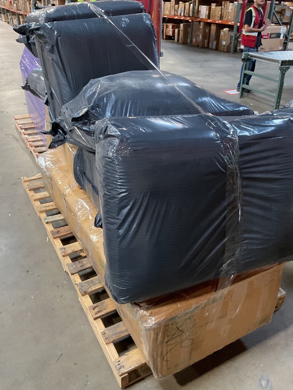 Photo 1 of *** PICTURE FOR REFERENCE ONLY/BOX A, B, AND E ONLY PLUS CUSHIONS/USED/UNKNOWN MISSING PARTS OR HARDWARE***Sectional Couches for Living Room Cloud Couch Sofa with L-Shape Upholstered Boneless Couchs Modern Modular Sectional Couch with Chaise (Green