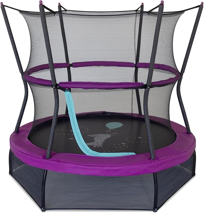 Photo 1 of ***FOR PARTS /MISSING ASSEMBLY PIECES *** Trampolines 60" No-Spring Design Mini Trampoline for Kids and Toddlers with Enclosure Net *** pink***