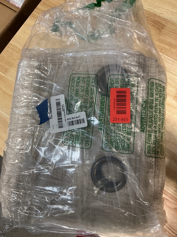 Photo 1 of **MEASUREMENTS DIFFER*** Cream Linen Black Out Curtains 70 Inches Extra Wide for Living Room 2 Panels Back Tab Pocket Pleated Ivory Blackout Bedroom for 72 Inches Window Curtain 84 Inch Long Thermal Room Darkening Heavy Drape