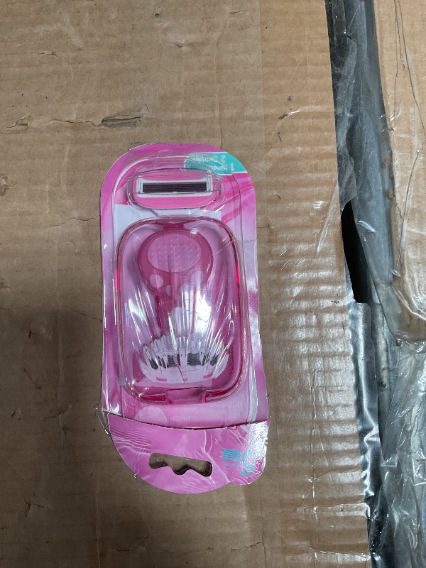 View 2 of ***ONLY 1 *** DreamGenius Travel Razors for Women, Travel Size Toiletries Include 1 Handle and 2 Cartridges, Extra Smooth 5-Blade Travel Essentials Razor with Case for Shaving, Pink