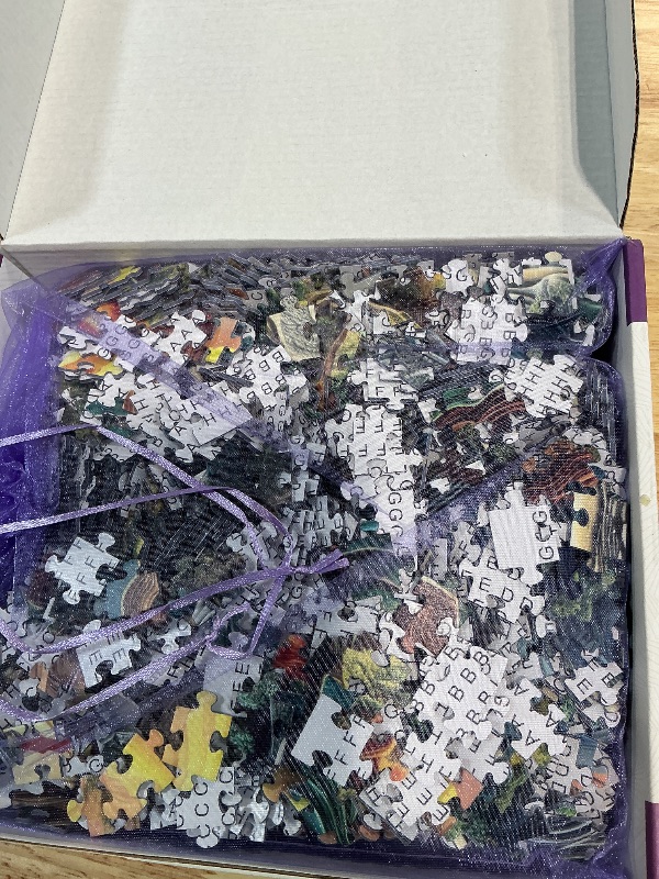 Photo 1 of 1000 Piece Puzzle for Adults, 3D Visual Cave Forest Jigsaw Puzzles for Adult, 26.6 x 26.6in 1000 Pieces Flat Puzzle, Christmas Birthday Party Home Decor Gifts for Family Friends