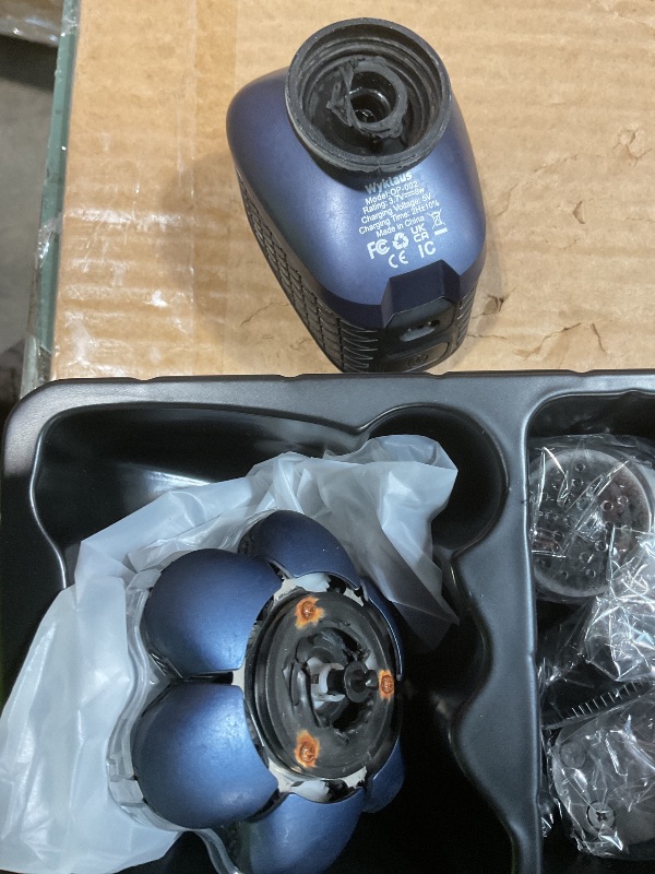Photo 1 of ** MAJOR USE. SELLING FOR PARTS. **Wyklaus Head Shaver, Upgrade Head Shavers for Bald Men, Head Electric Razor with Nose Hair Trimmer, IPX6 Waterproof Wet/Dry Mens Grooming Kit, Anti-Pinch, LED Display, USB Rechargeable