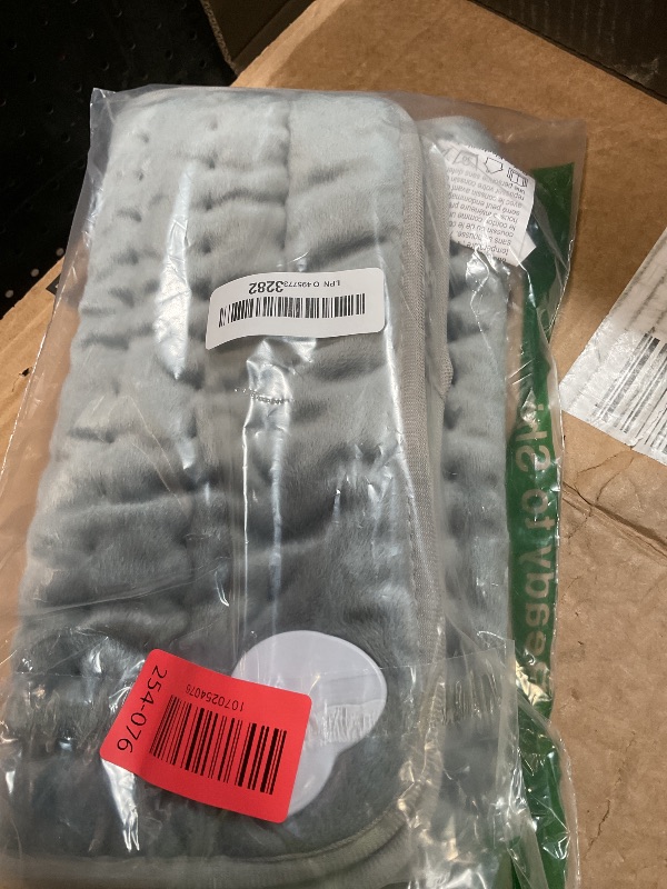 Photo 1 of **MISSING POWER CORD** Deepsoon Heating Pad,Electric Heating Pads for Back,Neck,Moist Heating Pad for Abdomen Shoulder Knee Legs,Dry/Moist Heat&Auto Shut Off,Mother's Day Birthday for Men and Women,Light Gray,24x12 Inch