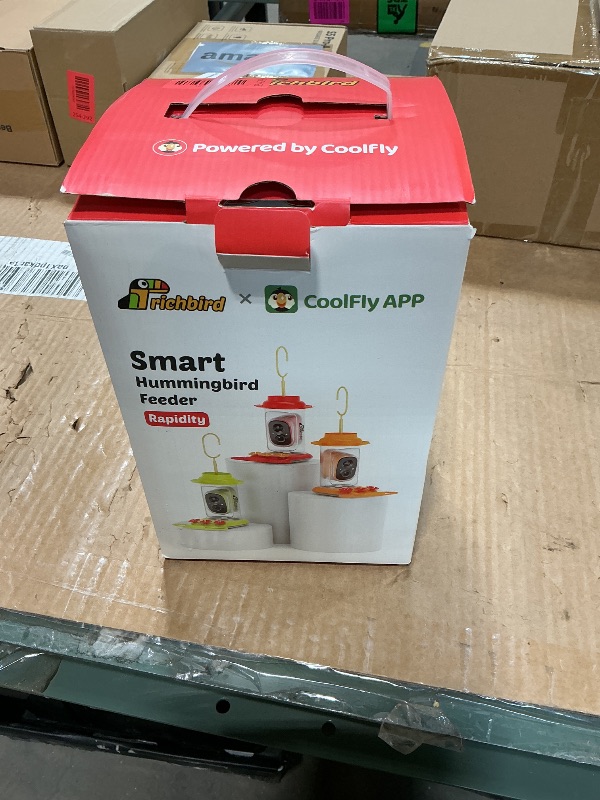 Photo 1 of Smart Hummingbird Feeder with Camera Solar Powered, AI Identify, Instant Notification, Leakproof & Ant Moat Bird Feeder with Camera, Hummingbird Feeders for Outdoors, Gift for Bird Lovers (20 oz)