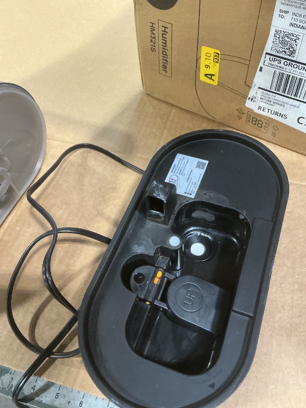 Photo 1 of **DIRTY** Dreo Smart Humidifiers for Bedroom-Filter Included, Top Fill 4L Humidifier Large Room with 28 dB, 36H Runtime, Touch/APP/Voice Control, Nightlight, Cool Mist Humidifiers for Baby, Plants, Ebony