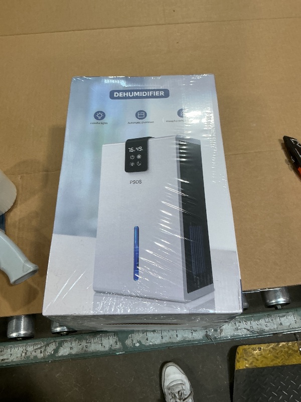 Photo 1 of *** factory sealed *** Dehumidifier, Dehumidifiers for Home, 98 OZ Water Tank, (1000 sq.ft) Quiet Dehumidifier for Basement Bedroom Bathroom with Humidity Display, Auto Shut Off, Relaxing 7 Color Ambient Light(Snow White)