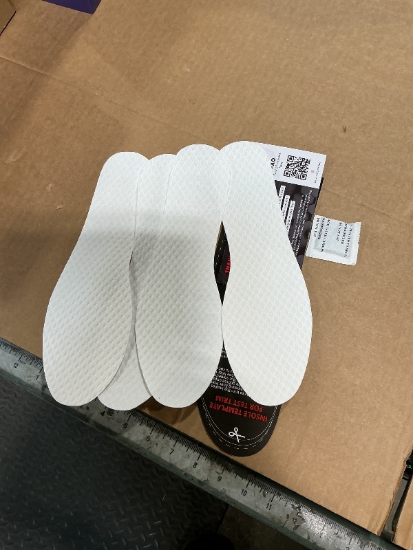 Photo 1 of 2 Packs of Work Comfort Orthotic Insoles - Anti Fatigue Shoe Insert Men Women - Low Arch Support - Shock Absorption - Foot Pain Relief - Work Boot Insoles (L, Black)