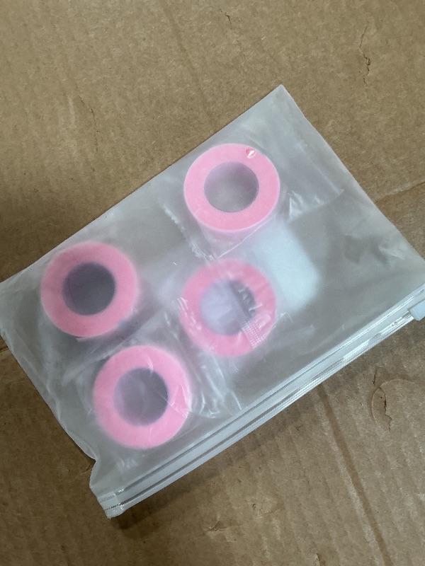 Photo 1 of **4 ROLLS**TEOYALL PE Lash Tapes, 5 Rolls Adhesive Micropore Breathable Pink Eyelash Extension Tapes Lash Extensions Supplies - 9 meter/10 Yard Each Roll (5 Rolls)