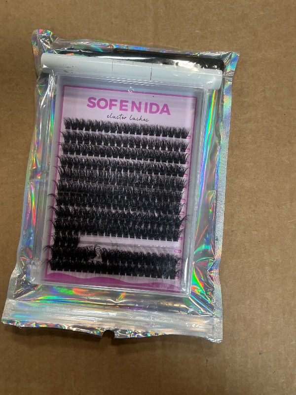 Photo 1 of **MISSING ONE ROW**SOFENIDA Lash Clusters Kit 80D Lash Clusters Kit 10-18mm Volume Eyelash Clusters D Curly Cluster Eyelash Extensions 3D Wispy Lashes Cluster DIY Lash Extension Kit(80D-10-18MIX Thick Kit)