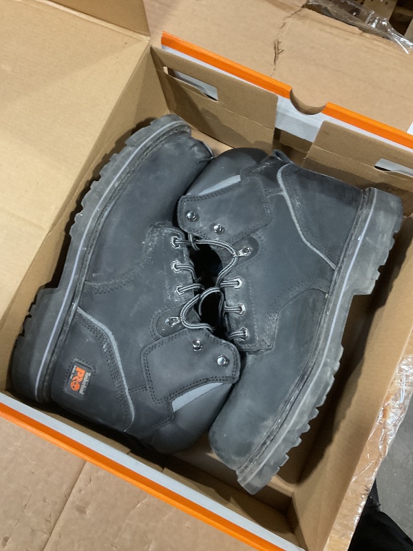 Photo 1 of **minor scuffing**Timberland PRO Men's Pit Boss 6 Inch Steel Safety Toe Industrial Work Boot, Black-2024 New, 11