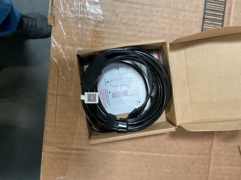 Photo 1 of [Dual-Lens] Endoscope Camera with Light, 1920P HD Borescope with 8+1 Adjustable LED Lights, IP67 Waterproof 16.5FT Semi-Rigid Snake Cord Inspection Camera for iPhone, iPad and Android Phone (Type C)