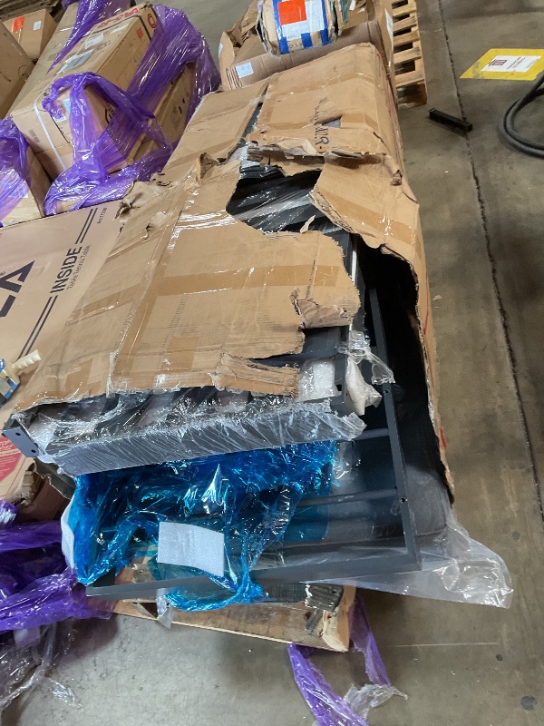 Photo 1 of *** DAMAGED BOX ASSEMBLY MAY BE MISSING AND OTHER PARTS ***Solaste Aluminum Outdoor Patio Furniture Set, 7 Seats Patio Sectional Sofa with 5" Thick Cushion, Outdoor Patio Set with Coffee Table for Porch, Backyard, Deck, Yard, Grey