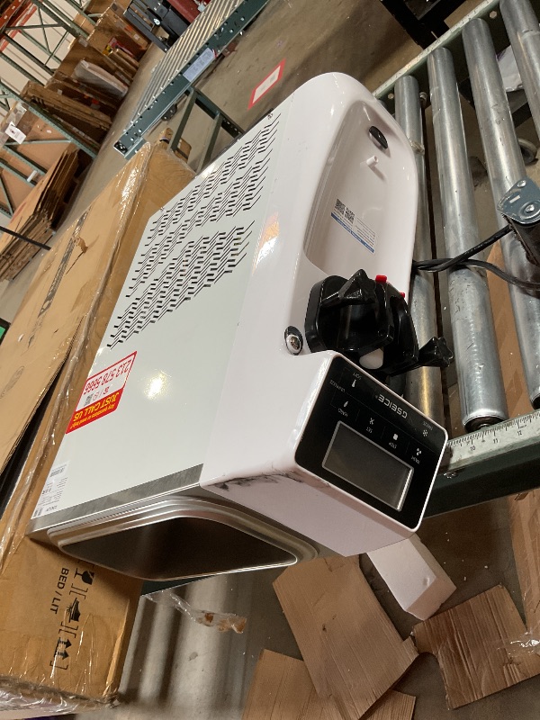 Photo 1 of ***FOR PARTS ONLY/ DOESN'T COOL*** Ice Cream Machine – 3.5 Gals/H Single Flavor Ice Cream Maker 5 Inch Screen Soft Serve Ice Cream Machine with Pre-Cooling Soft Serve Machine with 1.6 Gals Tank for Home, Parties,Cafés,and School