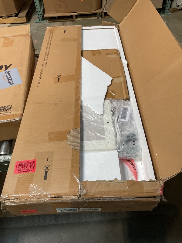 Photo 1 of ***CAUTION OPENING HAS BROKEN GLASS FROM MIRROR **** KAI-ROAD Gold Vanity Desk with Mirror and Light- Makeup Vanity Set Table with Chair, Storage, Lighted Mirror, 4 Large Fabric Drawers & Power Outlet, Dressing Table Vanities for Girls Bedroom