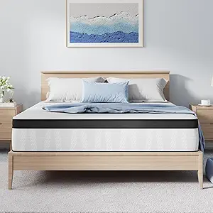 Photo 1 of ***STYLE MAY DIFFER*** Avenco Queen Mattress, 10 Inch Medium Firm Queen Size Mattress in a Box, Hybrid Mattresses with Smarts™ Coil Pocket Springs for Motion Isolation, Strong Edge Support, CertiPUR-US Certified