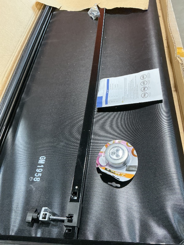 Photo 1 of **MISSING SEAL STRIP*oEdRo Tri-Fold Truck Bed Soft Tonneau Cover Compatible with 2019-2026 Chevy Silverado 1500 / GMC Sierra 1500 New Body Style, Fleetside 5.8 Feet Bed w/o Multi-Flex Tailgate
