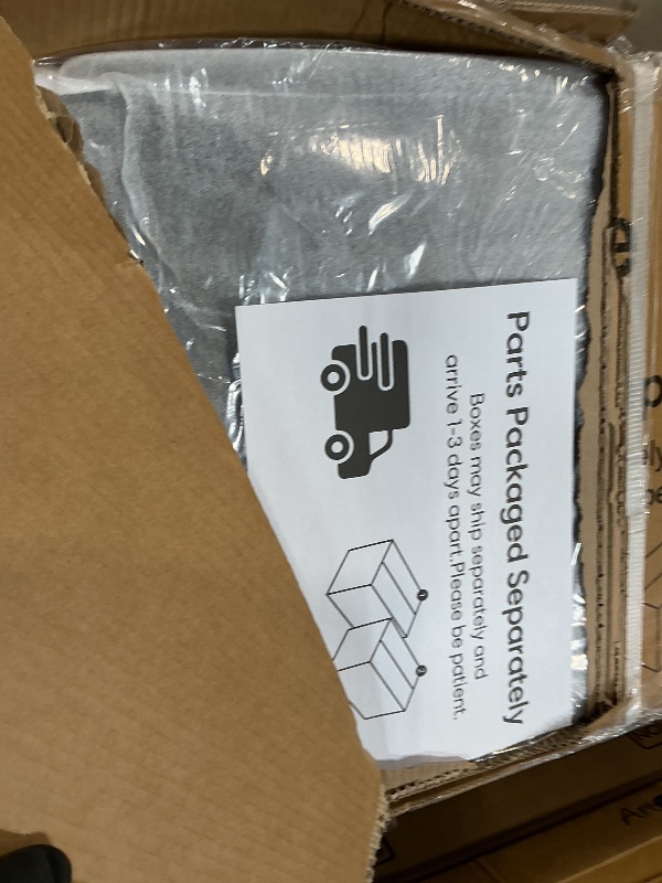 Photo 1 of **2 BOXES**Feetice King Size Adjustable Bed Frame with Wireless Remote, Zero Gravity & Head & Foot Incline, Heavy-Duty Steel Frame, Whisper-Quiet Motor, Easy Installation (79" L x 74" W x 12.72" H)