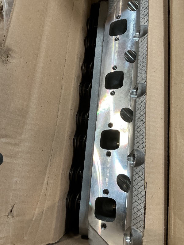 Photo 1 of ** CHIP DAMAGE** Small-Block Ford E-Street Cylinder Heads 2.02"