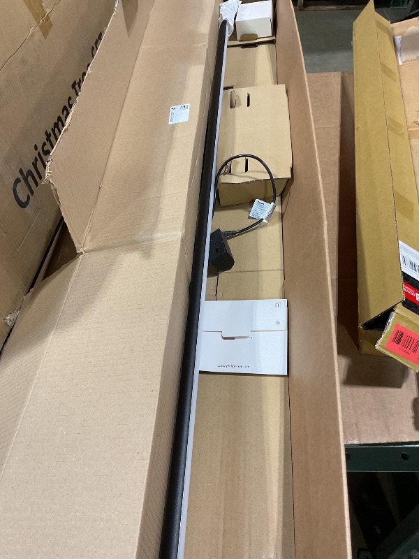 Photo 1 of **FOR PARTS ONLY/ NON-FUNCTIONAL**** Philips Hue Large Smart Light Tube, Black - White and Color Ambiance LED Color-Changing Light - 1 Pack - Sync with TV, Music, and Gaming - Requires Bridge and Sync Box - Control with App or Voice