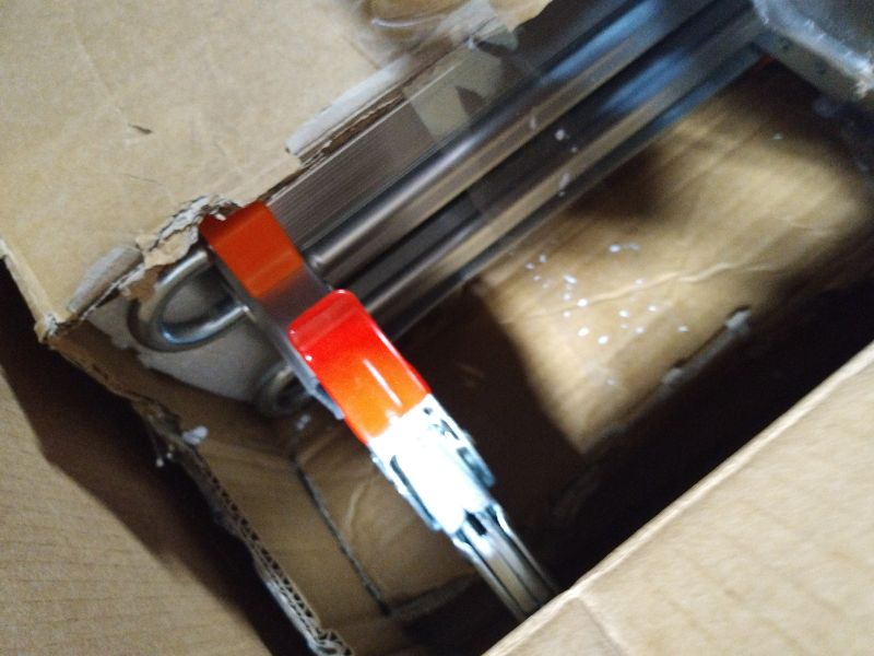 Photo 1 of 17FT Telescoping A-Frame Ladder with Stabilizer Bar, 5-Step Aluminum Folding Extension Ladder, Compact & Space-Saving for Household or Outdoor Work, 330 lbs Load, Orange