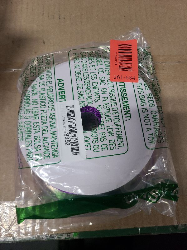 Photo 1 of 1 1/2 inch Purple Ribbon,100 Yards 1-1/2 inch Purple Satin Ribbon Solid Fabric Ribbon for Gift Wrapping Floral Bouquets Wedding Home Party Decoration