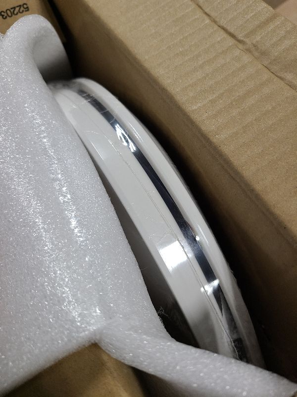 Photo 1 of 19" Elongated Toilet Seat with Built-In Potty Training Seat, Soft Quiet-Close Lid with Non-Slip Design, Magnetic Kids Seat in White, Easy to Install and Clean