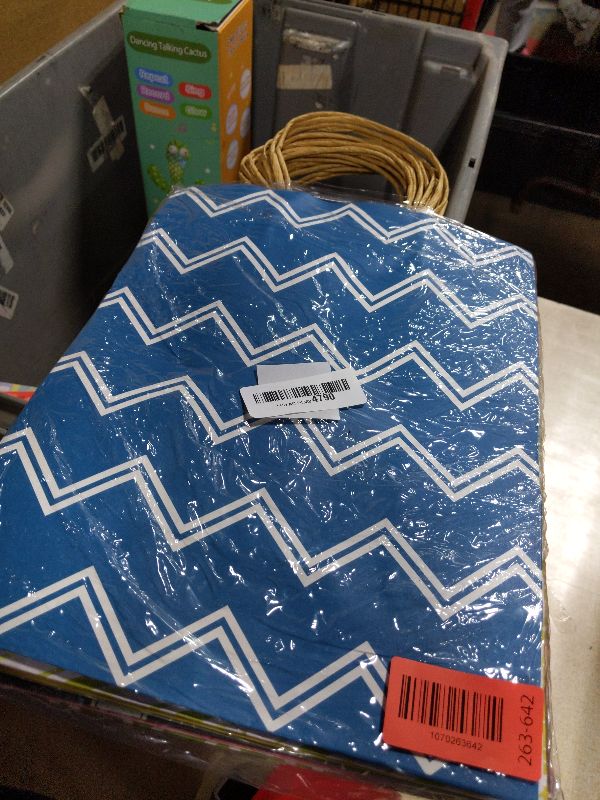 Photo 1 of 12 Pack 13" Large Kraft Paper Gift Bags Assortment with Tissue Paper & Handles, 12 Unique Solid & Geometric Pattern Designs for Birthdays, Anniversary, Father's Day, Holidays and Other Occasions