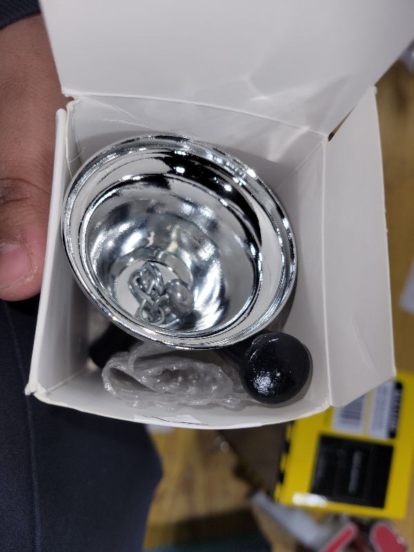 Photo 1 of 2 Pack Hand Bell, Silver Steel Bell, Ringing Bell with Handle, Dinner Bells for Inside Classroom Bell, for Food Line, Alarm, Jingles, Ringing (Silver)