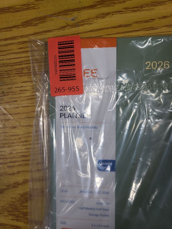Photo 1 of 
Sponsored

Visit the Store, SUNEE
SUNEE
Visit the Store
4.5
4.5 out of 5 stars
(104)
SUNEE 2026 Weekly and Monthly Planner 5.5" x 8.3" (January 2026-December 2026), Half Weekly Half Note, Small Yearly Calendar Planner, Leather Hardcover, 100 GSM Paper, N