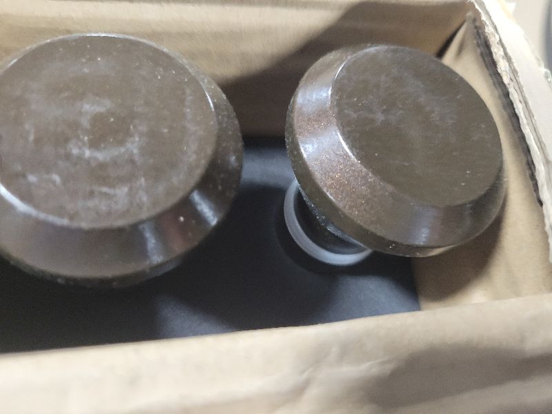 Photo 1 of 2 Pack Telescoping Curtain Rods, Side Curtain Rods 1Inch Diameter Drapery Rods 12-20Inch Length Adjustable Rod with Brackets Window Treatment-Dark Bronze