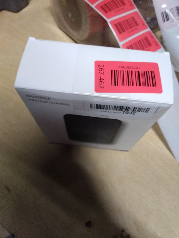 Photo 1 of 2-inch (50mm) NiiTTER Invisible Wireless Charger, Under Desk Wireless Charger, Under Counter Wireless Charging for iPhone 17/16/15/14/13/12/Wireless Phones(Adapter Included)