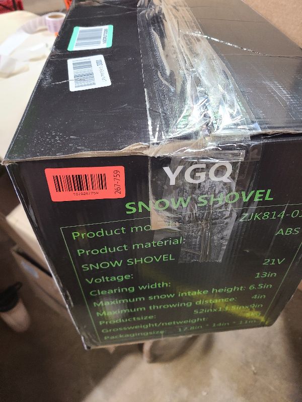 Photo 1 of 13" Cordless Snow Shovel (Apple Green)