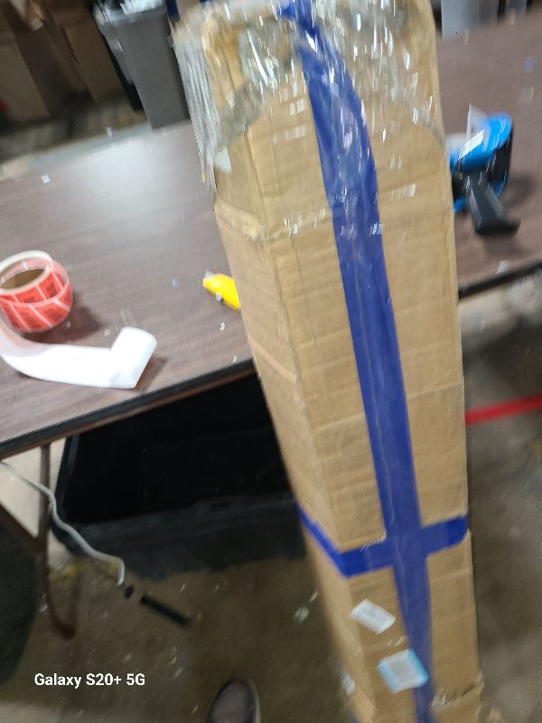 Photo 1 of 16 Pcs Wrought Iron Balusters for Staircase, 1/2" x 44" Rectangular Hollow Iron Spindles Deck Balusters with 32 Fixed Swivel Shoes, Deck Railing for Indoor Stairs - Matte Black