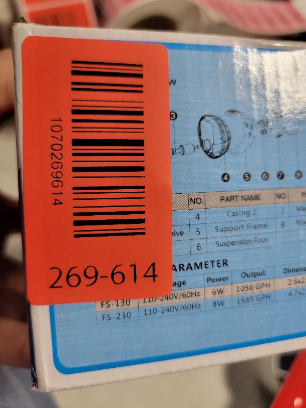 Photo 1 of 1050 GPH Aquarium Circulation Pump Wave Maker Power Head with magnetic mount Suction Blue