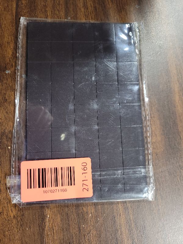 Photo 1 of 144Pcs Square Magnets Magnetic Tape Strip - Magnet Sheets with Adhesive Backin One Side Self Adhesive on The Other Side for Fridge Organisation,Art Project,Classroom