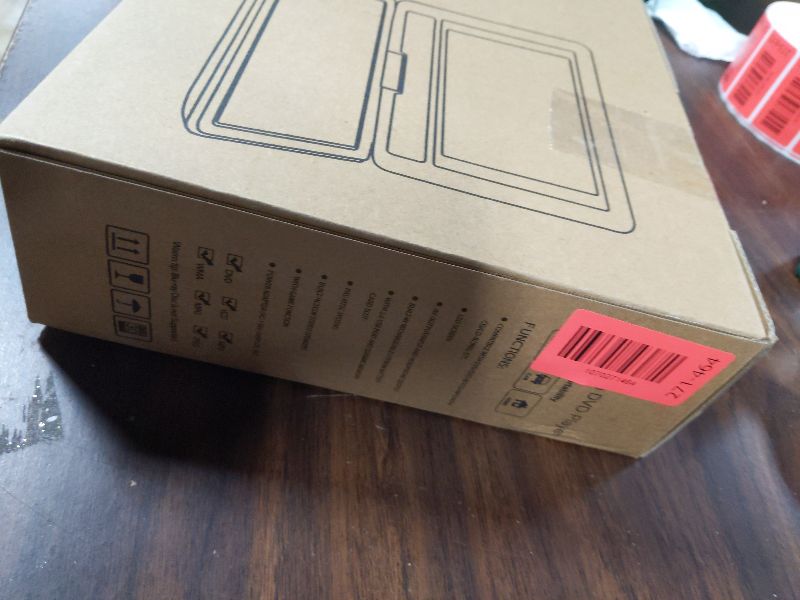 Photo 1 of 11.5" Portable DVD Player with 9.5" Swivel Screen, 5-Hours Rechargeable Battery,Car DVD Player for Kids,Support CD/DVD/SD Card/USB,Regions Free,Dual Speakers,Black