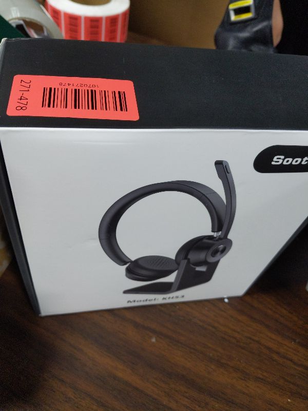 Photo 1 of (Upgraded Version) Wireless Headset, Bluetooth Headset with Noise Cancelling Microphone, Best Headphones with Mic Mute & USB Dongle for PC/Computer/Laptop/Cell Phones/Remote Work/Call Center