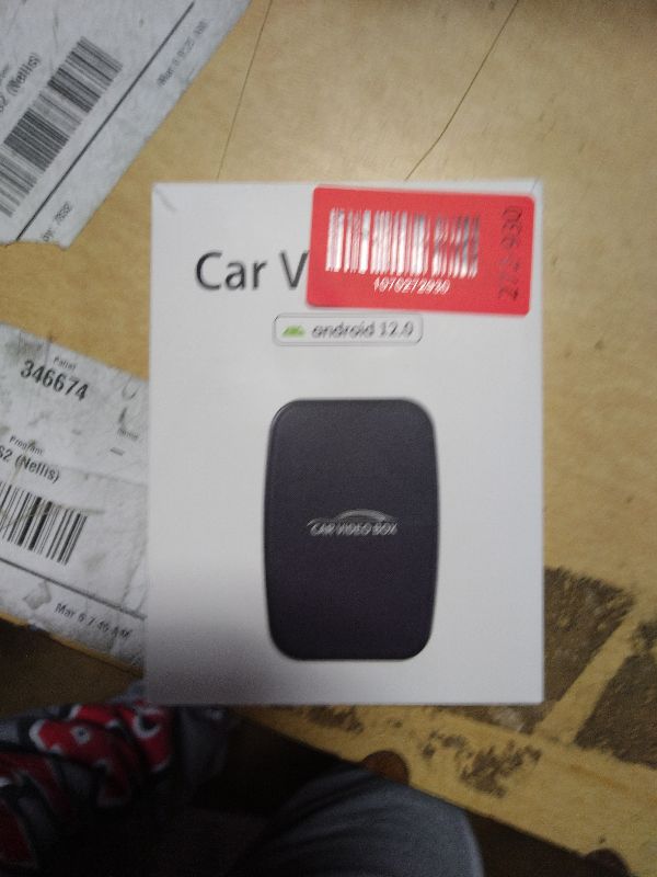 Photo 1 of 2025 Upgraded Wireless Carplay and Android Auto Dongle Support Netflix /YouTube, CarPlay Ai Box with USBA-C and USBC-C Cable for iPhone Android,Convert Wired to Wireless Car Play Stream to Your Car