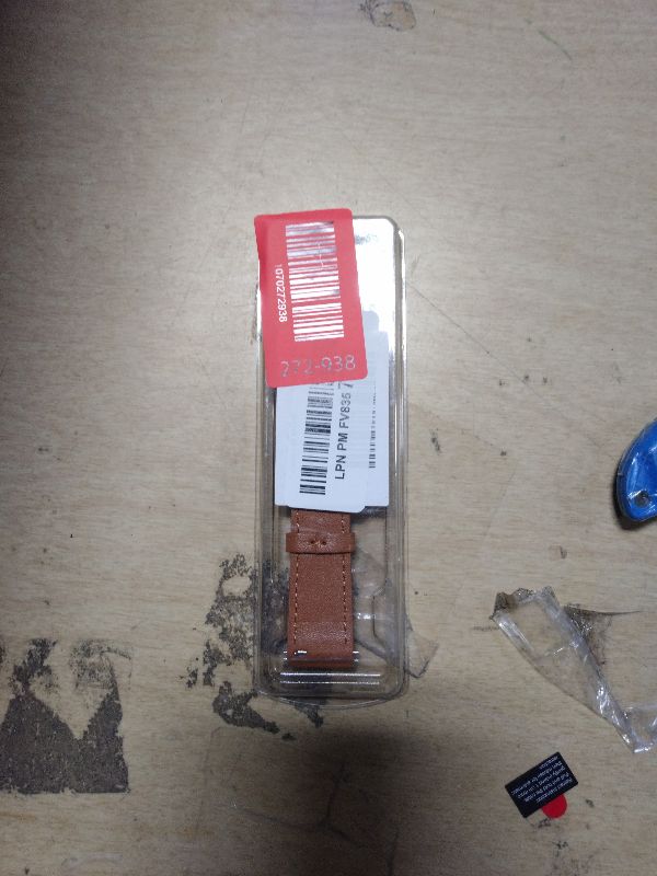 Photo 1 of 20mm Leather Band Compatible with Garmin Vivoactive 5 Watch Bands/Vivoactive 6/3 Watch Band, Top Grain Genuine Leather Strap Wristbands for Venu Sq 2/Forerunner 165 55 245 Watch Band Women Men, Brown