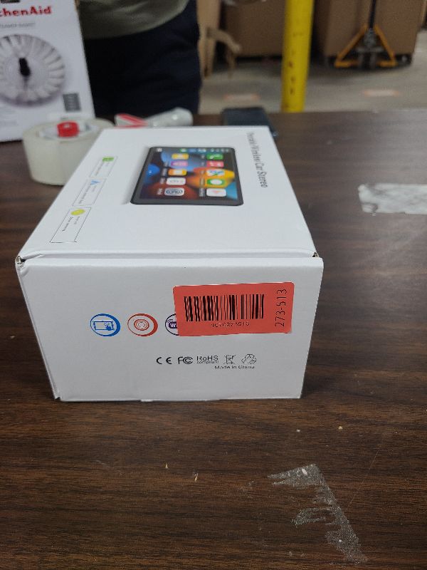 Photo 1 of 2026 Enhanced Carplay Screen for Car - 7" HD Portable Carplay & Android Auto with Bluetooth, HD Backup Camera, GPS Navigation, Siri, FM Radio, AUX, and Mirror Link – Compatible with All Vehicles