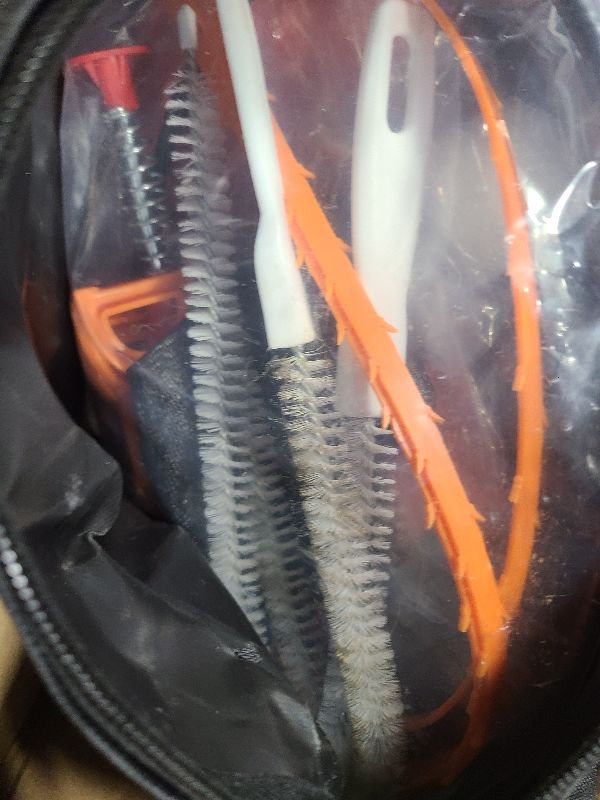 Photo 1 of ?New?50 FT Double Mode Drain Snake Tools, 11-in-1 Drain Auger for Sink and Drain Unblocking, Plumbing Snake for Kitchen, Bathrom and Shower Sink, Snake for Real DYIs (Red)