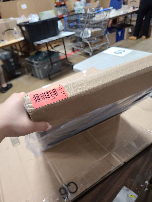 Photo 1 of 18x24 Shadow Box Frame Black Wood | with a 3/4" Usable Display Depth | Includes a Black Real Suede Texture Acid-Free Backing Board, UV Resistant Acrylic, and Hanging Hardware