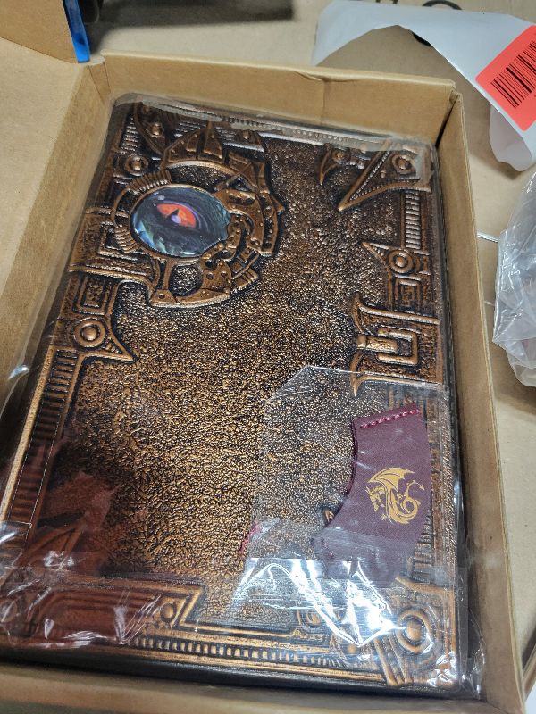 Photo 1 of 1 Pc Dragon Leather Journal Dragon Leather Notebook Embossed Leather Journal Vintage Writing Notebook Antique Diary Notepad A5 Embossed Writing Hardcover Executive Journal (Red Bronze, Green Bronze)