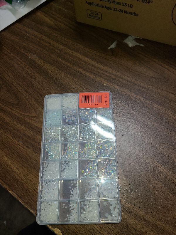 Photo 1 of 22000 Pcs White Flatback Pearls and Rhinestones for Crafting, Resin Rhinestones Gems Pearls for Bedazzling, Mixed Size 3-6mm Half Pearl Gems for Nails Face Eyes Makeup Bottles Shoes DIY Crafts