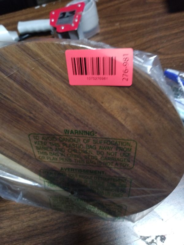 Photo 1 of 11.5 Inches Candle Holder Tray Home Decor, Round Wood Tray for Coffee Table, Small Wooden Serving Decorative Trays for Home